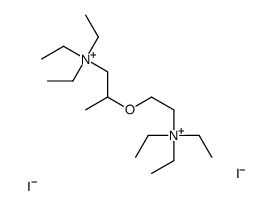 triethyl-[2-[2-(triethylazaniumyl)ethoxy]propyl]azanium,diiodide Structure