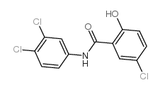 3',4',5-三氯水扬苯胺结构式