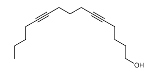 5,10-Pentadecadiyn-1-ol Structure