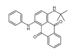 1-anilino-4-(tert-butylamino)anthracene-9,10-dione Structure