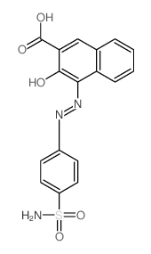 4-((4-(aminosulfonyl)phenyl)diazenyl)-3-hydroxy-2-naphthoic acid picture