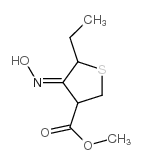 3-Thiophenecarboxylicacid,5-ethyltetrahydro-4-(hydroxyimino)-,methylester(9CI) Structure