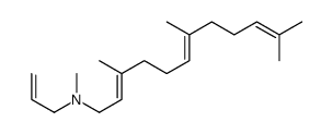 N-Allyl-N-methyl-(3,7,11-trimethyl-2,6,10-dodecatrienyl)amine structure