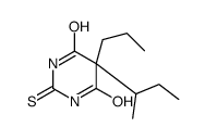 5-sec-Butyl-2,3-dihydro-5-propyl-2-thioxo-4,6(1H,5H)-pyrimidinedione结构式