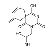 2-[2,4,6-trioxo-5,5-bis(prop-2-enyl)-1,3-diazinan-1-yl]acetamide Structure