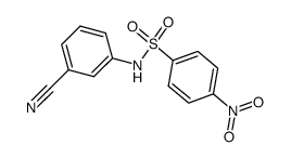 N-nosyl-m-aminobenzonitrile Structure