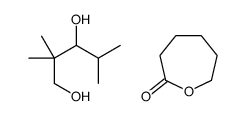 oxepan-2-one,2,2,4-trimethylpentane-1,3-diol Structure