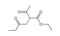 ethyl 2-acetyl-4-oxohexanoate Structure