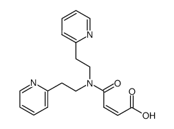 N,N-bis[(2-pyridyl)ethyl]maleamic acid结构式