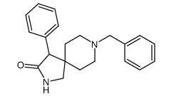 4-PHENYL-8-(PHENYLMETHYL)-2,8-DIAZASPIRO[4.5]DECAN-3-ONE结构式