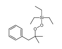 triethyl-(2-methyl-1-phenylpropan-2-yl)peroxysilane结构式