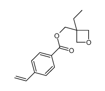 (3-ethyloxetan-3-yl)methyl 4-ethenylbenzoate Structure