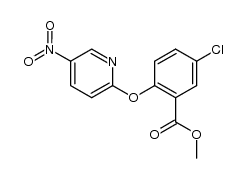 methyl 5-chloro-2-[(5-nitropyridin-2-yl)oxy]benzoate Structure