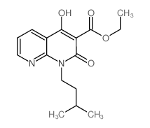 ETHYL 4-HYDROXY-1-ISOPENTYL-2-OXO-1,2-DIHYDRO-1,8-NAPHTHYRIDINE-3-CARBOXYLATE picture