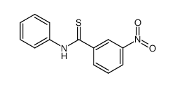 3-nitro-thiobenzoic acid anilide Structure