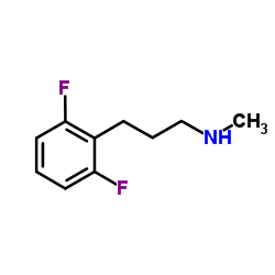 3-(2,6-Difluorophenyl)-N-methyl-1-propanamine结构式