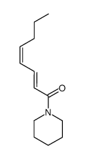 (2E,4Z)-1-Piperidin-1-yl-octa-2,4-dien-1-one结构式