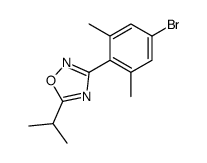 3-(4-bromo-2,6-dimethylphenyl)-5-propan-2-yl-1,2,4-oxadiazole Structure