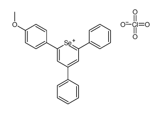 2-(4-methoxyphenyl)-4,6-diphenylselenopyran-1-ium,perchlorate结构式