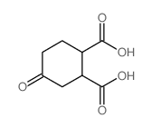 4-oxocyclohexane-1,2-dicarboxylic acid Structure