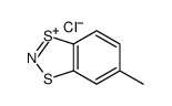 5-methyl-1,3,2-benzodithiazol-1-ium,chloride结构式