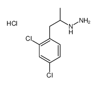 1-(2,4-dichlorophenyl)propan-2-ylhydrazine,hydrochloride Structure