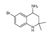 6-bromo-2.2-dimethyl-1,2,3,4-tetrahydroquinolin-4-amine Structure