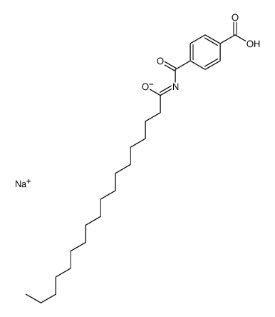 sodium 4-[[(1-oxooctadecyl)amino]carbonyl]benzoate结构式