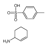 cyclohex-2-en-1-amine,4-methylbenzenesulfonic acid结构式