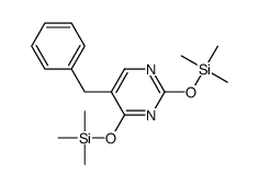 (5-benzyl-2-trimethylsilyloxypyrimidin-4-yl)oxy-trimethylsilane Structure