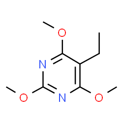 Pyrimidine, 5-ethyl-2,4,6-trimethoxy- (9CI) structure