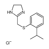 2-[(2-propan-2-ylphenyl)sulfanylmethyl]-4,5-dihydroimidazole chloride picture