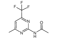 4-trifluoromethyl-6-methyl-2-acetylaminopyrimidine Structure