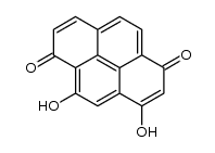 3,5-dihydroxy-1,6-pyrenequinone结构式