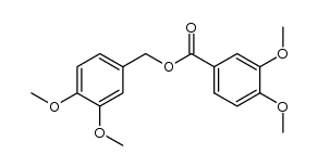 3,4-dimethoxybenzyl 3,4-dimethoxybenzoate Structure