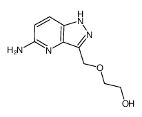 3-(2-hydroxyethoxy)methyl-1H-pyrazolo[4,3-b]pyridin-5-yl-amine Structure