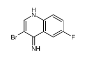 4-Amino-3-bromo-6-fluoroquinoline Structure