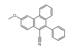 10-cyano-3-methoxy-9-phenylphenanthrene Structure