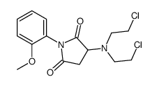 3-(N,N-bis(2-chloroethyl)amino)-1-(2'-methoxyphenyl)pyrrolidine-2,5-dione picture