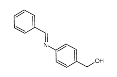 4-(benzylideneamino)benzyl alcohol结构式