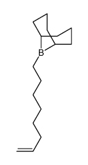 9-oct-7-enyl-9-borabicyclo[3.3.1]nonane结构式