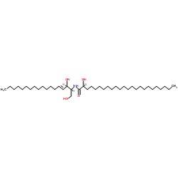 (2S)-N-[(2S,3R,4E)-1,3-Dihydroxy-4-octadecen-2-yl]-2-hydroxytetracosanamide structure