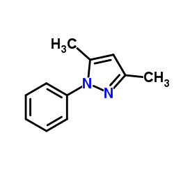 3,5-DIMETHYL-1-PHENYLPYRAZOLE Structure