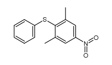 2,6-dimethyl-4-nitrophenyl (phenyl) sulfide Structure