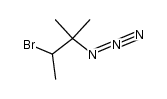 2-azido-3-bromo-2-methylbutane结构式