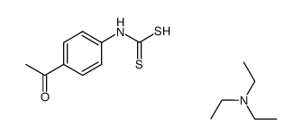 triethylamine (4-acetylphenyl)carbamodithioate结构式