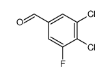 3,4-二氯-5-氟苯甲醛结构式