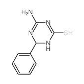 4-Amino-6-phenyl-1,6-dihydro-1,3,5-triazine-2-thiol Structure