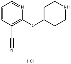 2-(Piperidin-4-yloxy)-nicotinonitrile hydrochloride Structure