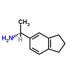 (1R)-1-(2,3-Dihydro-1H-inden-5-yl)ethanamine Structure